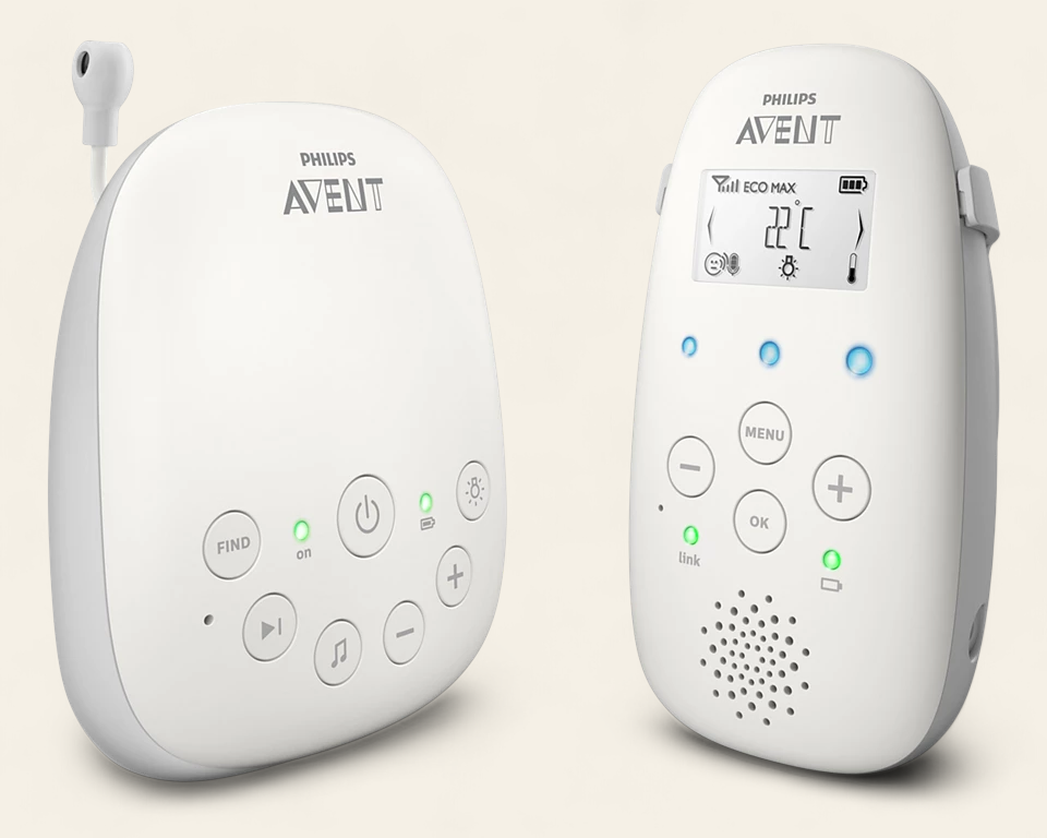 De Philips Avent DECT Babyfoon SCD713/26